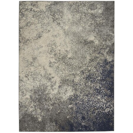 Palacedesigns 5 x 7 ft. Charcoal & Ivory Abstract Area Rug PA3645138